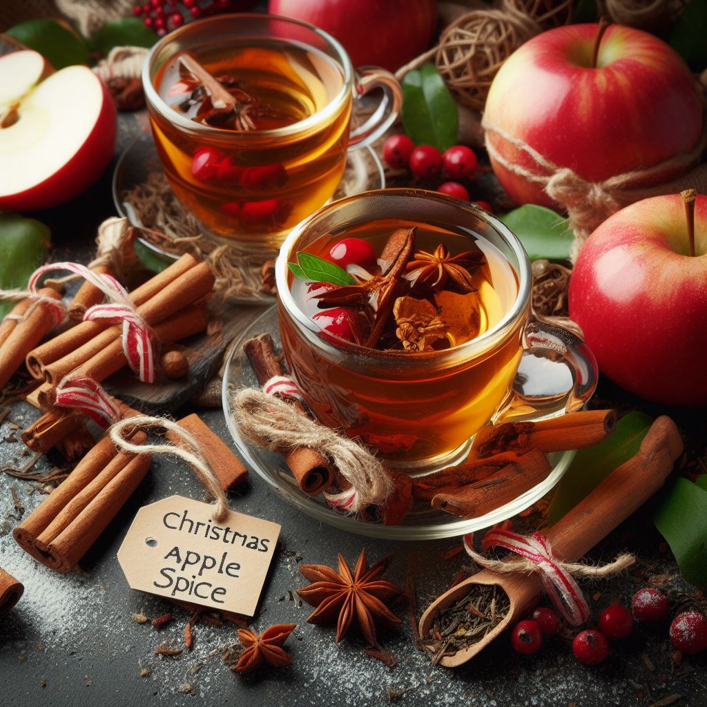 Christmas Spiced Apple Tea - The Aristocratish Tea Company, Loose Leaf Tea, Aristocratish Tea, Premium Tea, Tea, Hot Brewed Tea, Cold Brewed Tea, Iced Tea, Tea