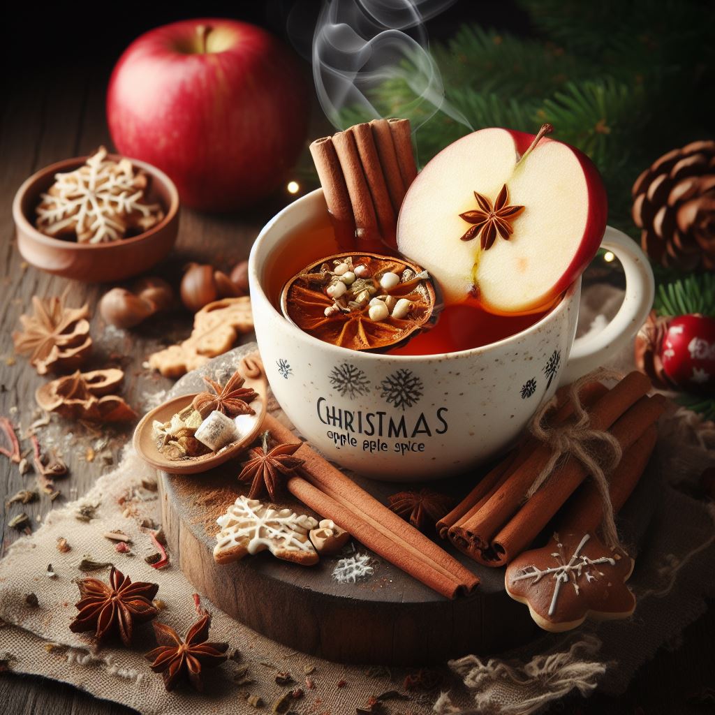 Christmas Spiced Apple Tea - The Aristocratish Tea Company, Loose Leaf Tea, Aristocratish Tea, Premium Tea, Tea, Hot Brewed Tea, Cold Brewed Tea, Iced Tea, Tea