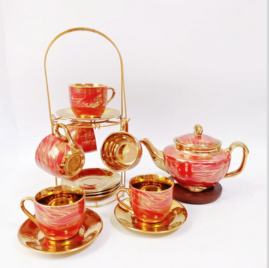 Aristocratish Golden Tea Set - The Aristocratish Tea Company, Loose Leaf Tea, Aristocratish Tea, Premium Tea, Tea, Hot Brewed Tea, Cold Brewed Tea, Iced Tea, Tea